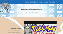 Desktop Screenshot of gamegoats.com